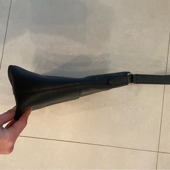 kate spade black leather hobo handbag - Picture 4 of 6